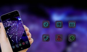 Blue soul Theme screenshot 3