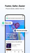 Phoenix Browser-Privé & Rapide screenshot 1