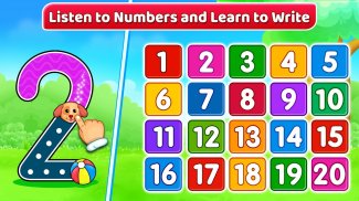 Contare i numeri per i bambini screenshot 5