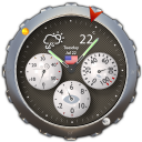 météo et horloge analogique