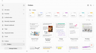 Samsung Notes screenshot 1